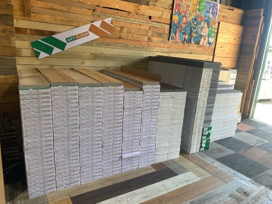 Vinyl planks in stock
